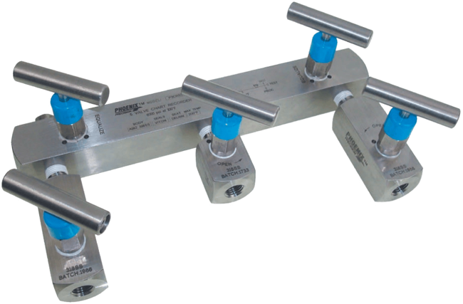 Phoenix Precision P3CR3S and P3CR5S Chart Recorder Manifold